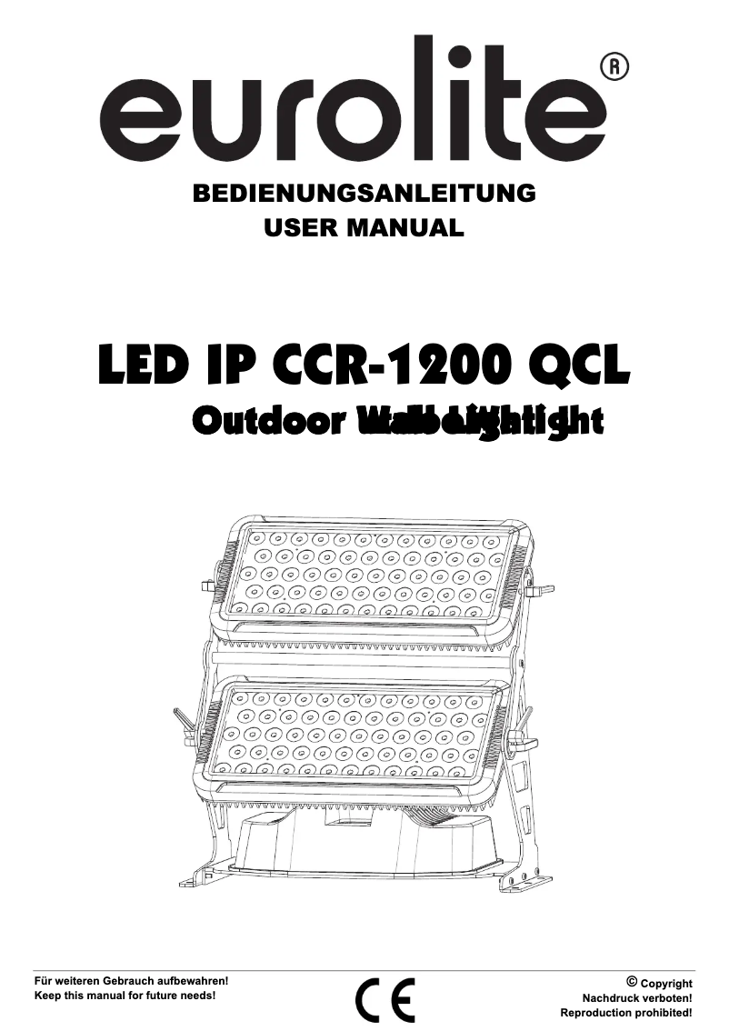 Imagen de la primera página del manual del dispositivo CCR-1200 QCL