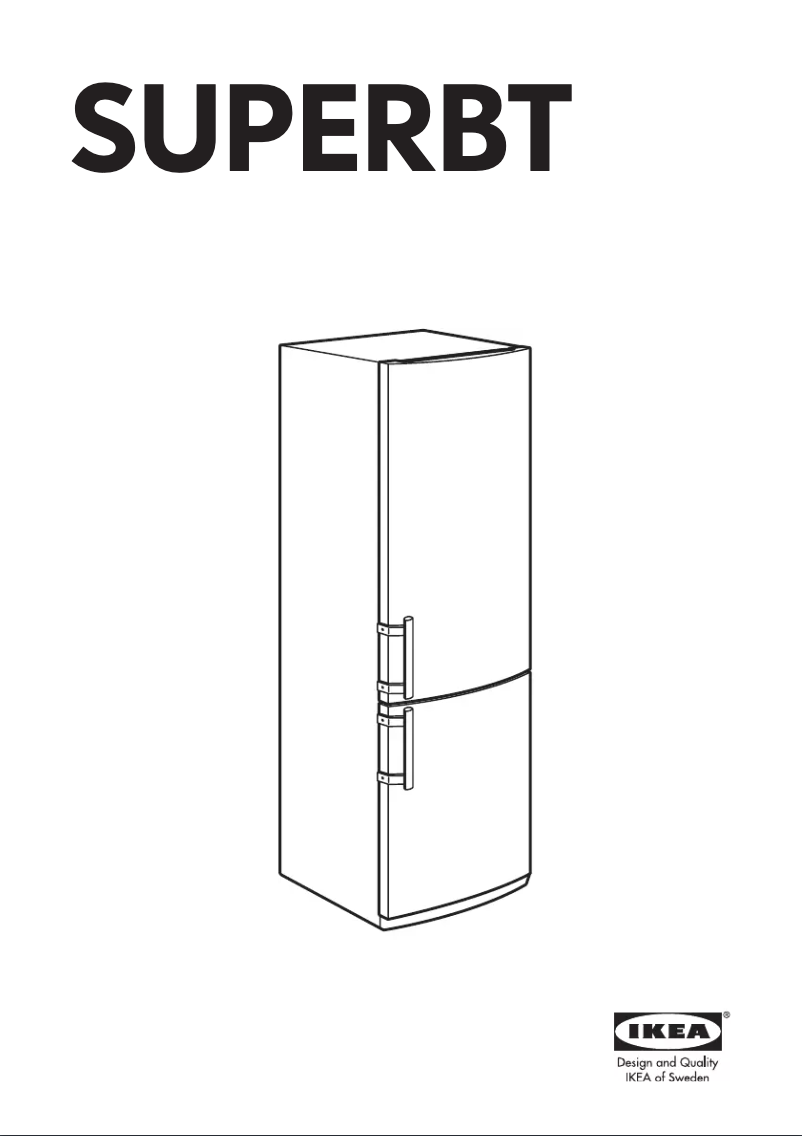 Image de la première page du manuel de l'appareil SUPERBT