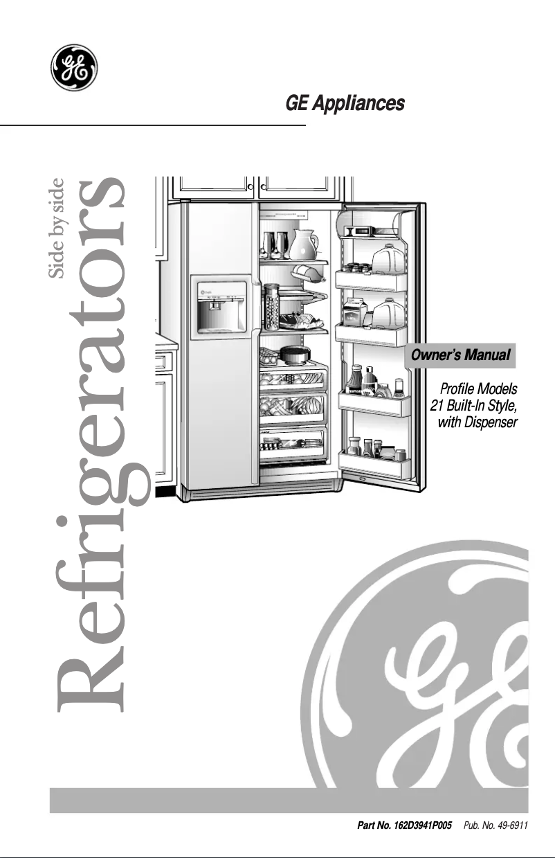 Page n°1 - Mode d'emploi GE TPX21BRDBB