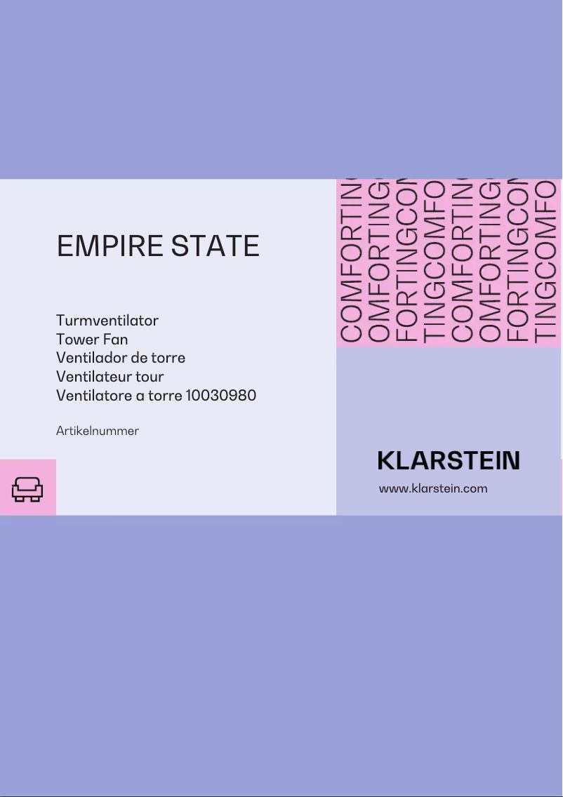 Page n°1 - Manuel utilisateur Klarstein Empire State