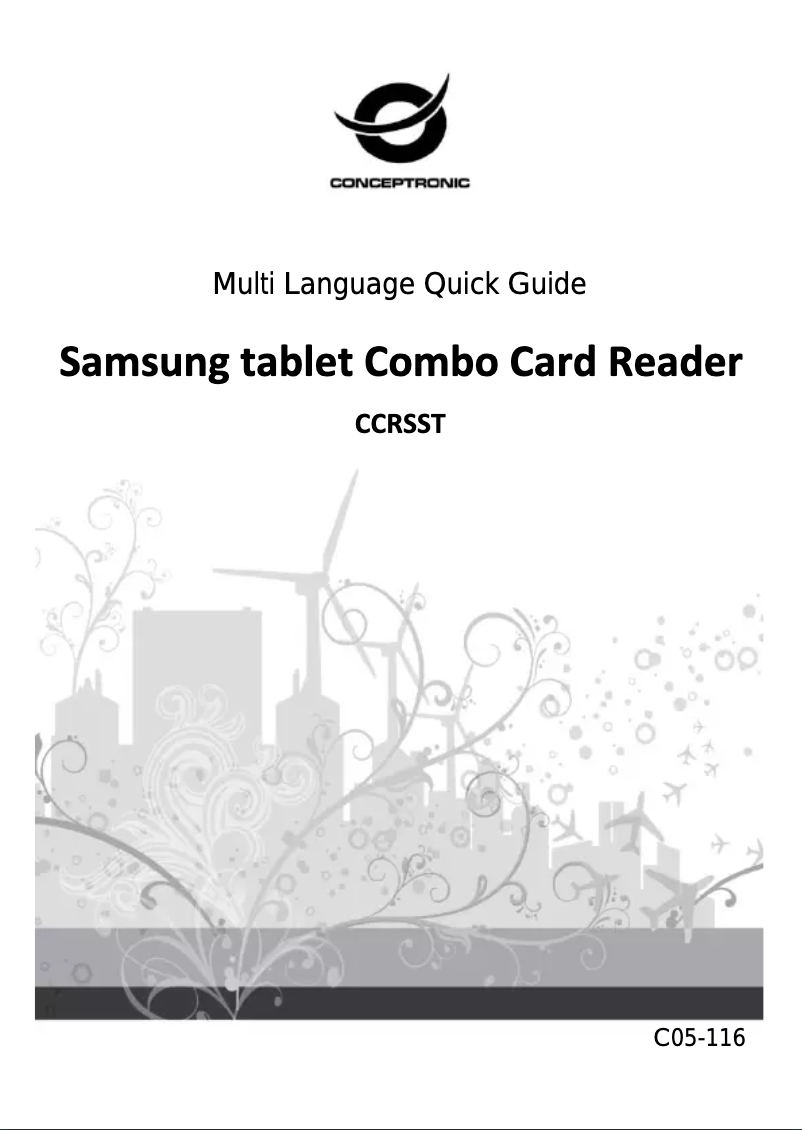Page n°1 - Manuel utilisateur Conceptronic CCRSST