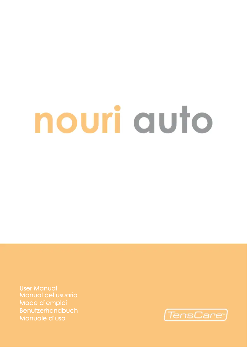 Image de la première page du manuel de l'appareil Nouri Auto