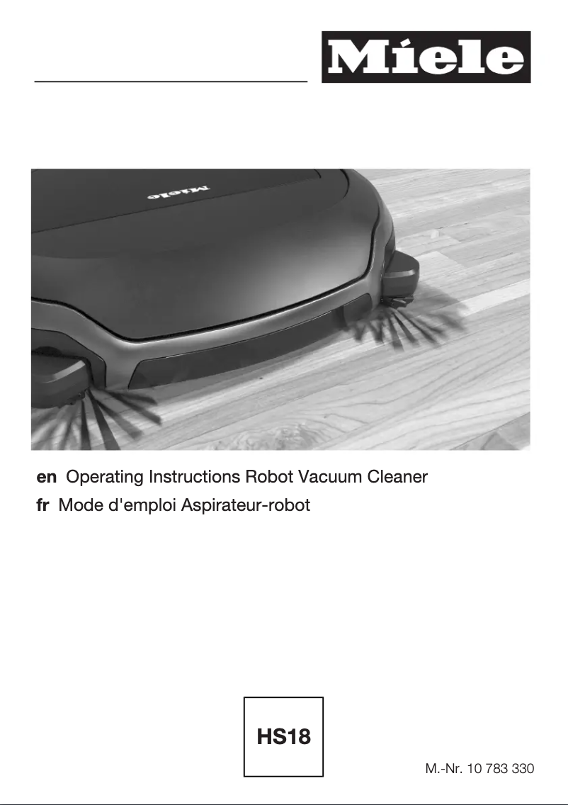 Page n°1 - Manuel utilisateur Miele Scout RX2 Home Vision