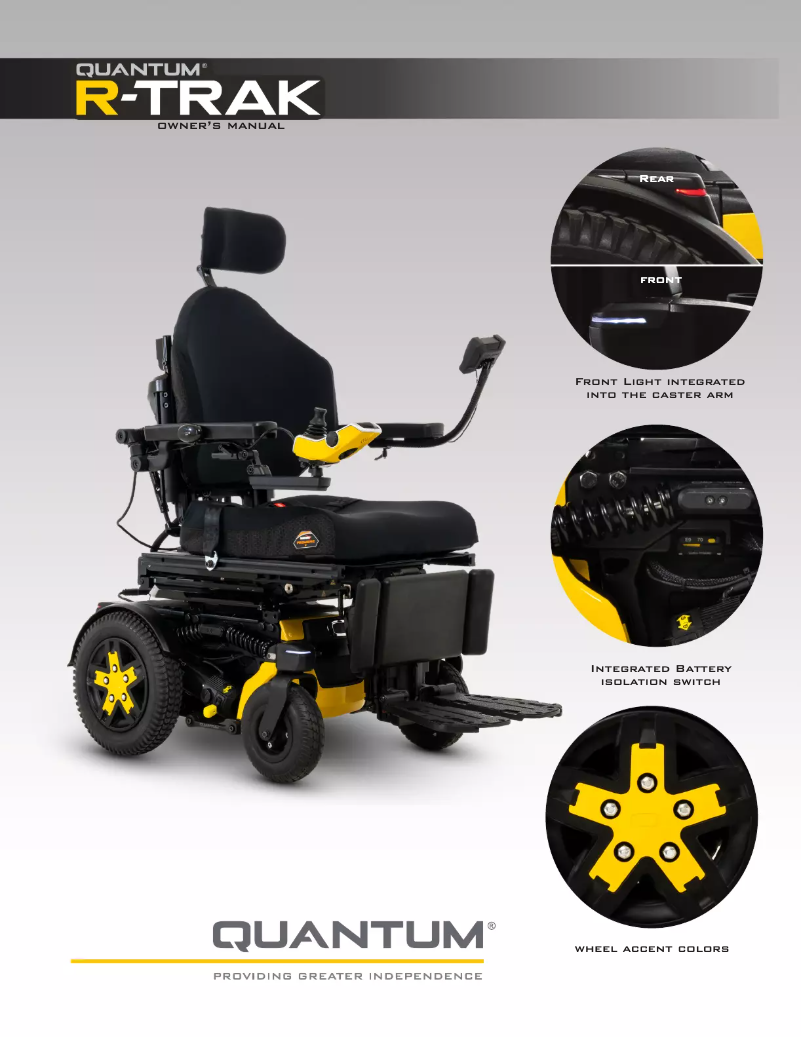 Imagen de la primera página del manual del dispositivo R-TRAK