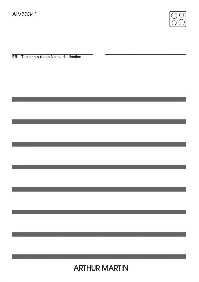 Page 1 de la notice Manuel utilisateur Electrolux AIV63341