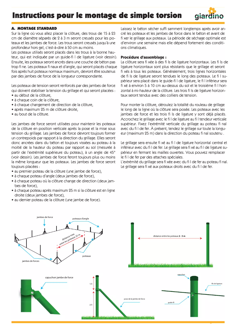 Page n°1 - Manuel utilisateur Giardino 1960014