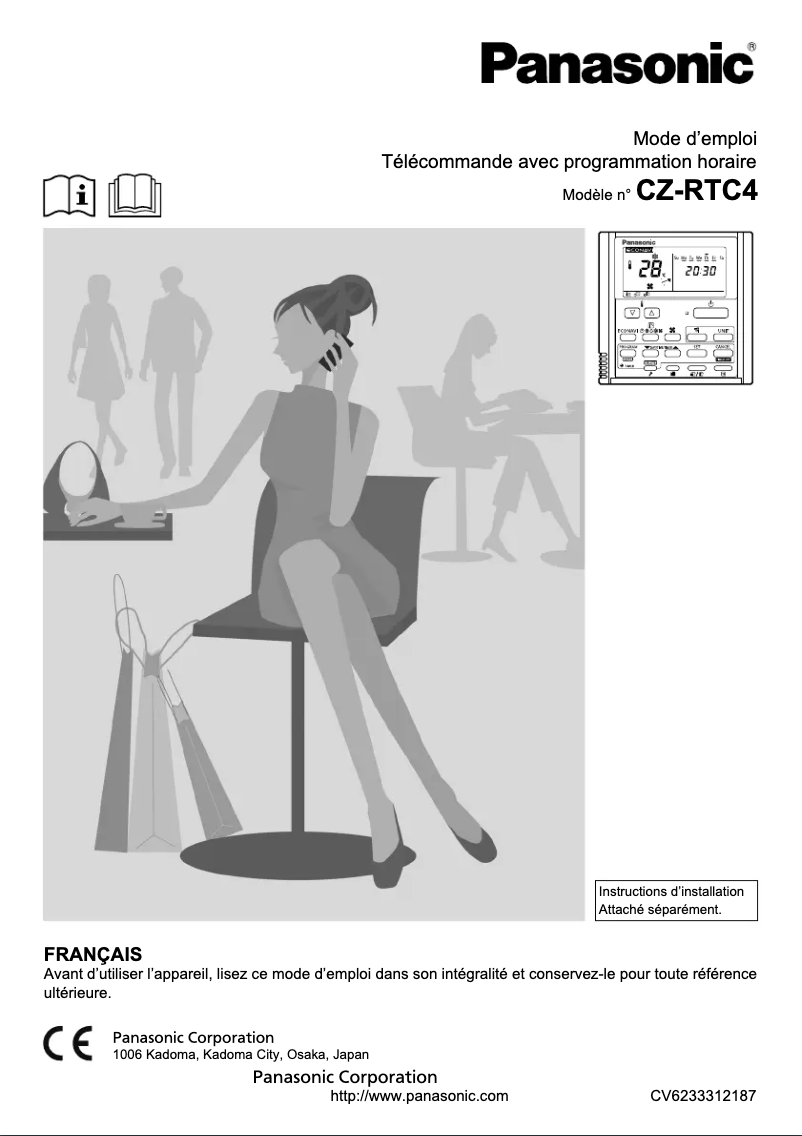Page n°1 - Manuel utilisateur Panasonic CZ-RTC4