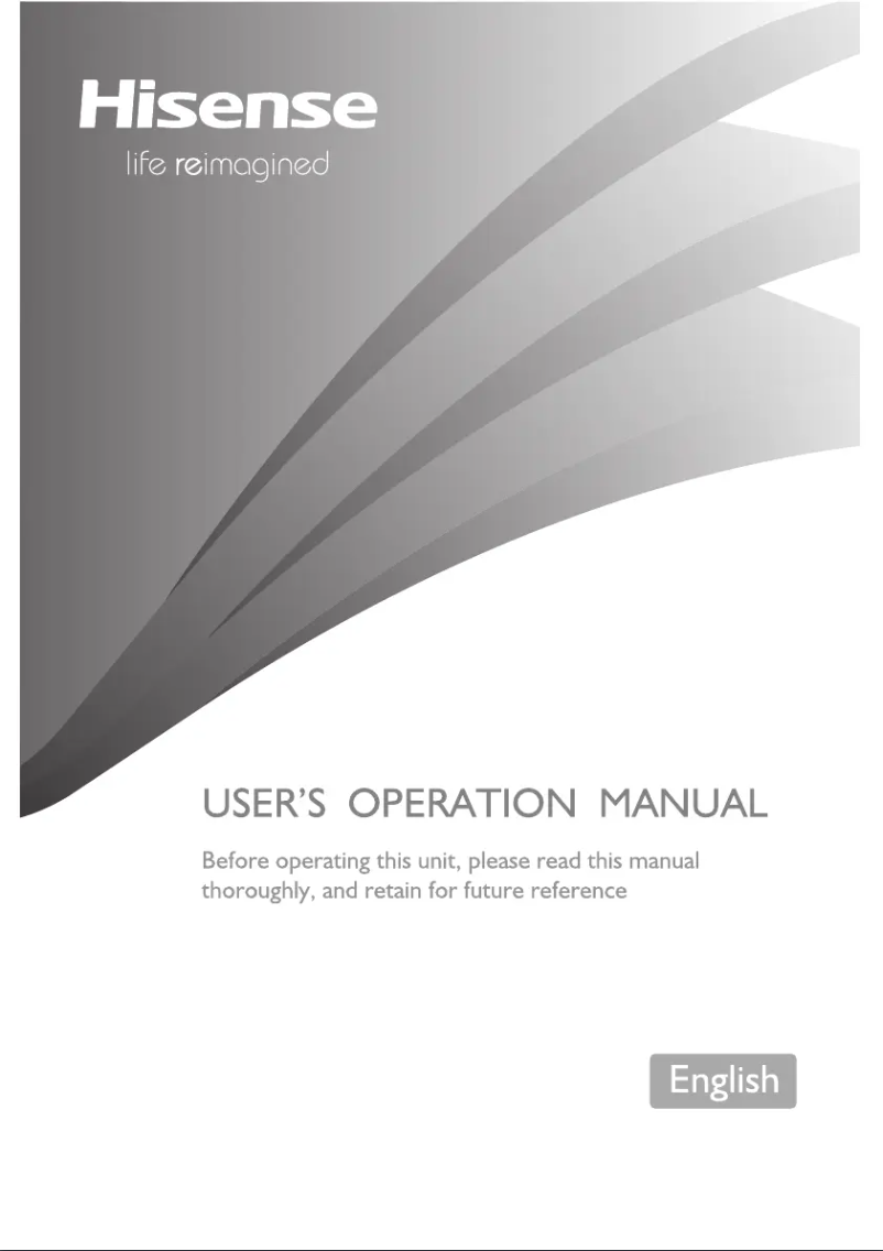 Page 1 de la notice Manuel utilisateur Hisense SBS518A