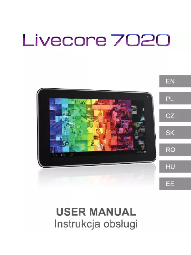 Page n°1 - Manuel utilisateur Overmax Livecore 7020