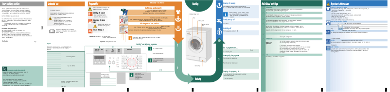 Page 1 de la notice Manuel utilisateur Bosch WAE28262SN