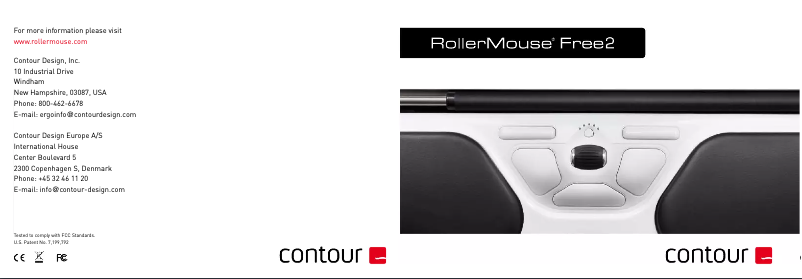 Image de la première page du manuel de l'appareil RollerMouse Free2