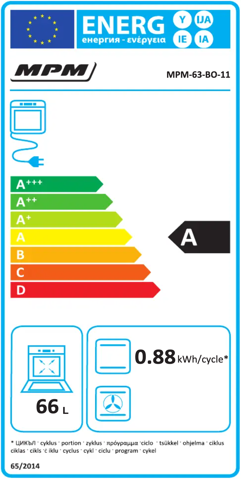 Page 1 de la notice Manuel utilisateur MPM MPM-63-BO-11