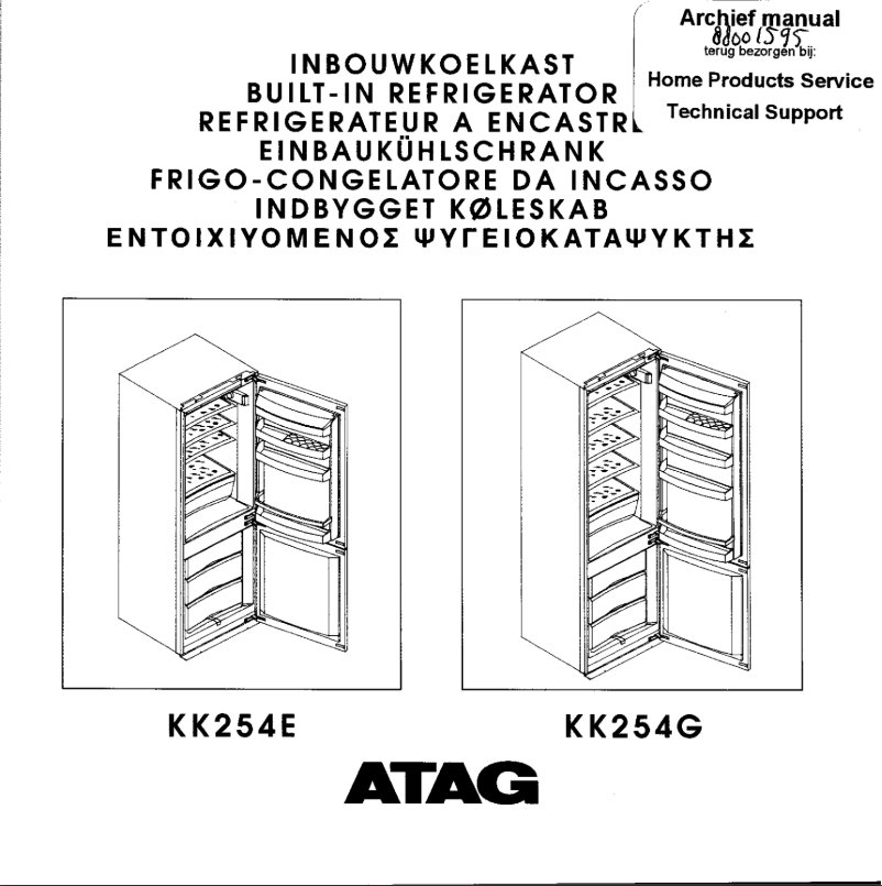 Image de la première page du manuel de l'appareil KK254G