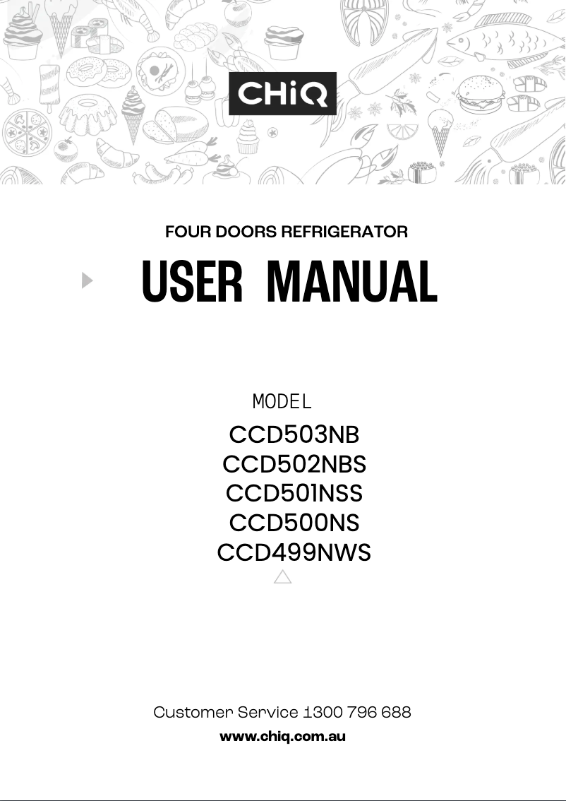Page 1 de la notice Manuel utilisateur CHiQ CCD500NS