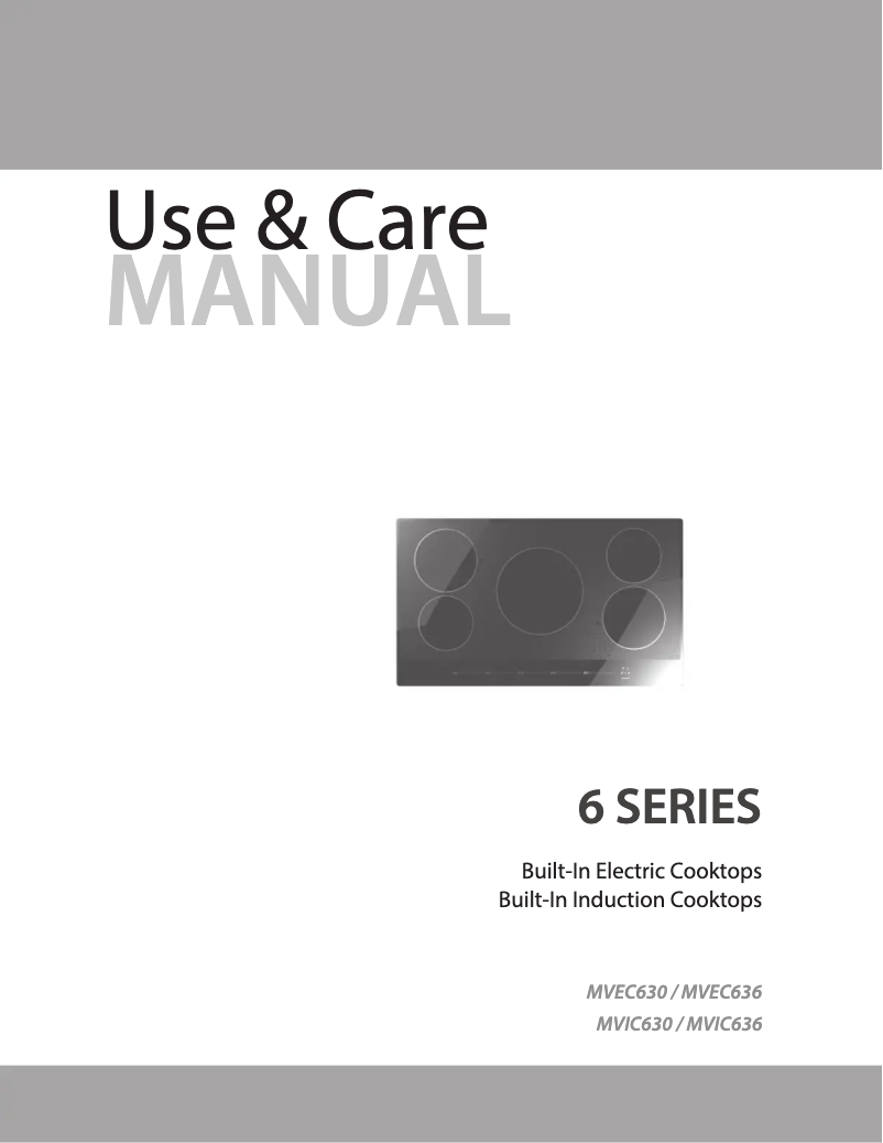 First page image of the manual for MVIC6304BBG