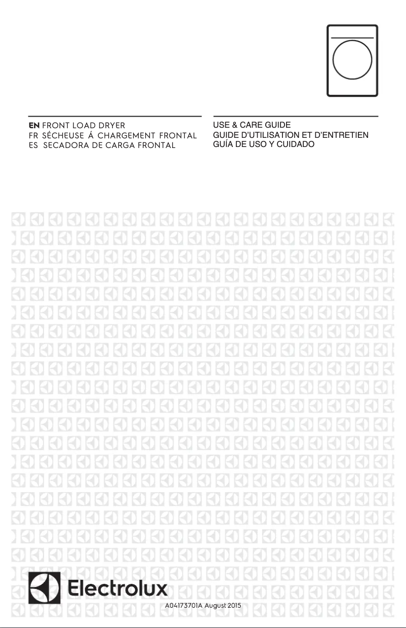 Page 1 de la notice Manuel utilisateur Electrolux EFMG417S