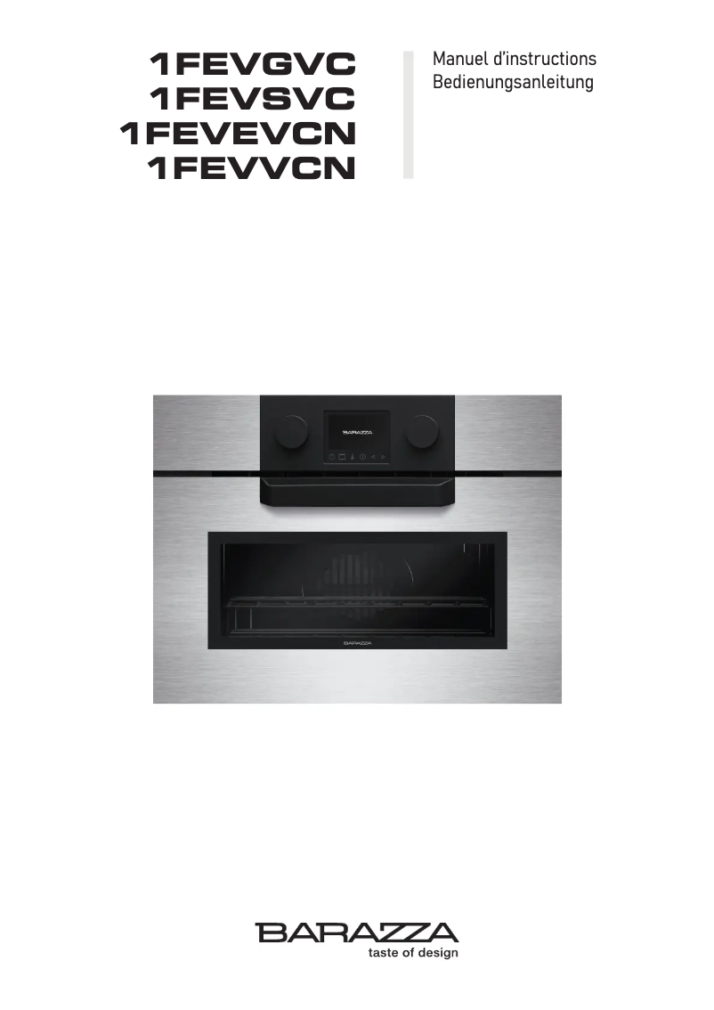 Image de la première page du manuel de l'appareil 1FEVSVC