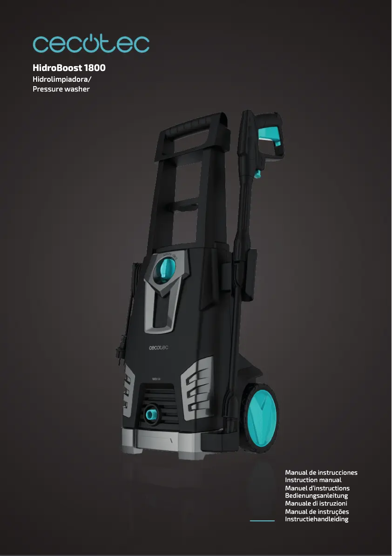 Image de la première page du manuel de l'appareil HidroBoost 1800