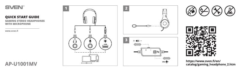 Image de la première page du manuel de l'appareil AP-U1001MV