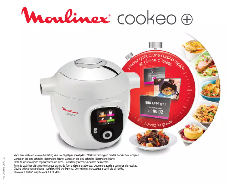 Image de la première page du manuel de l'appareil Cookeo+ 150