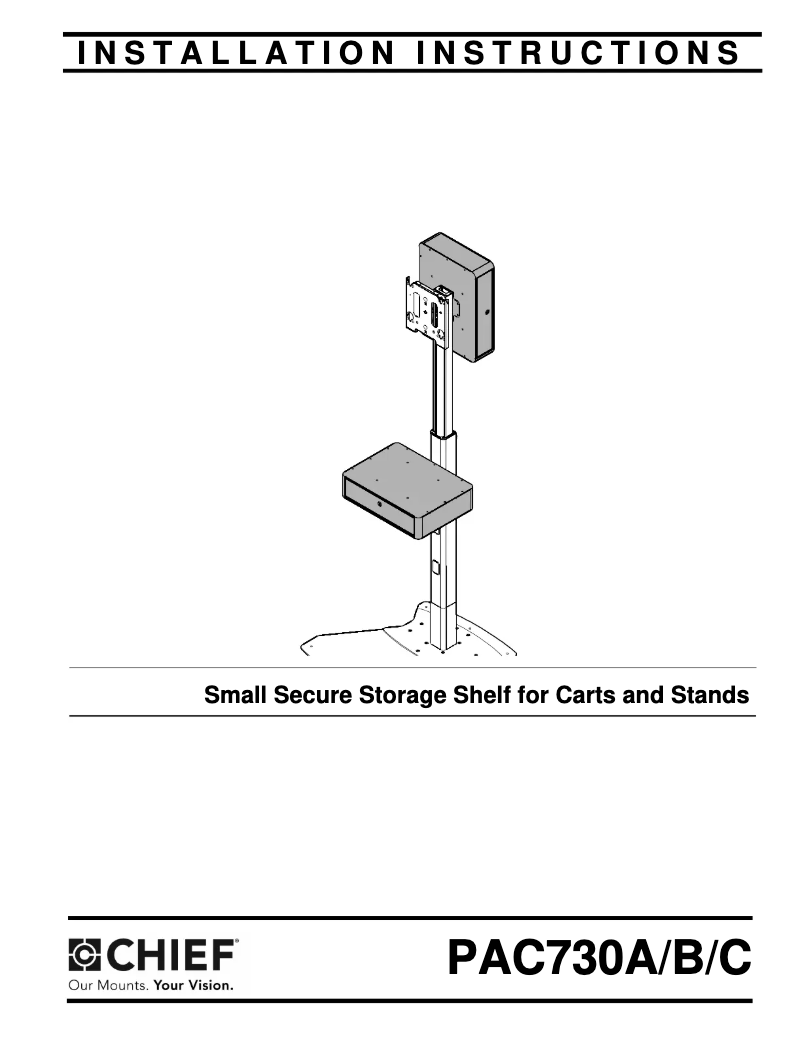 Imagen de la primera página del manual del dispositivo PAC730B