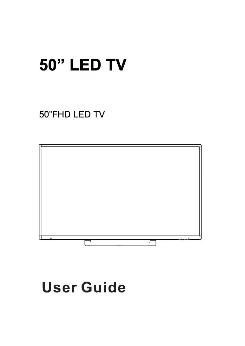 Image de la première page du manuel de l'appareil C50238T2-LED V2