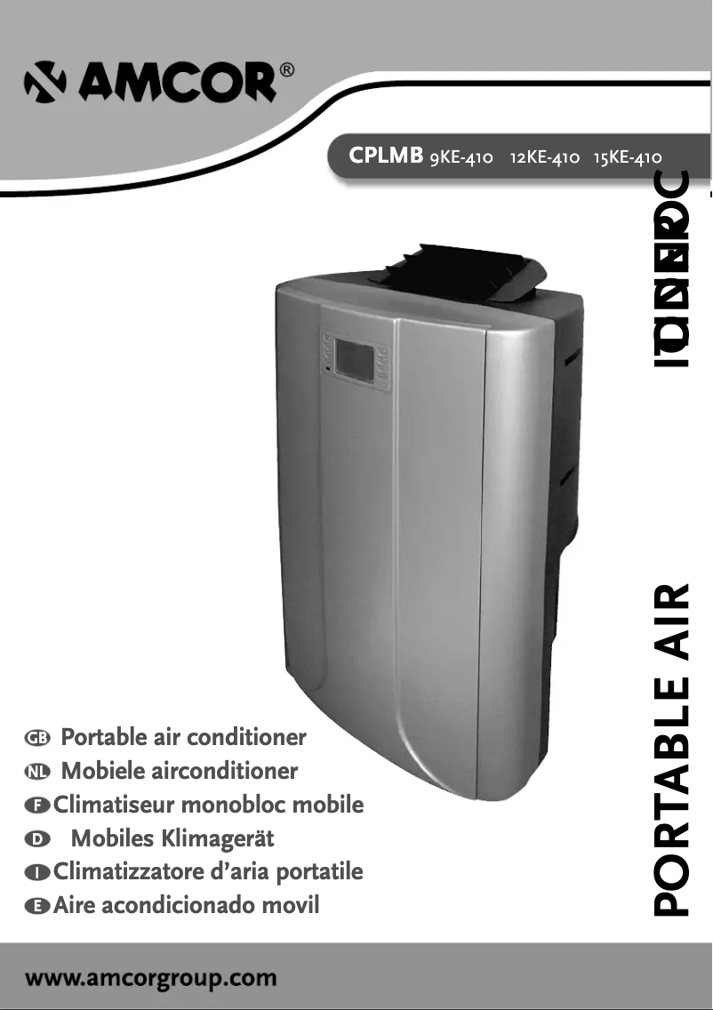 Page 1 de la notice Manuel utilisateur Amcor CPLMB 9KE-410