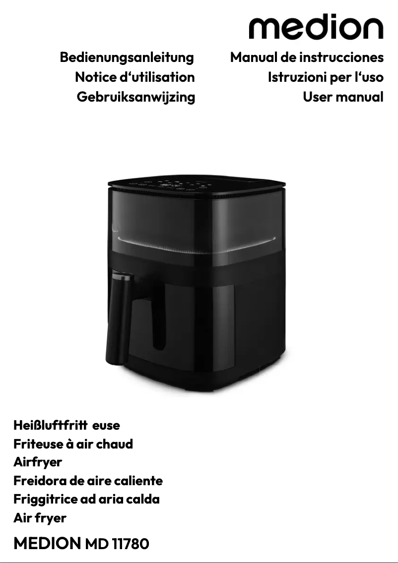 Page n°1 - Manuel utilisateur Medion MD 11780