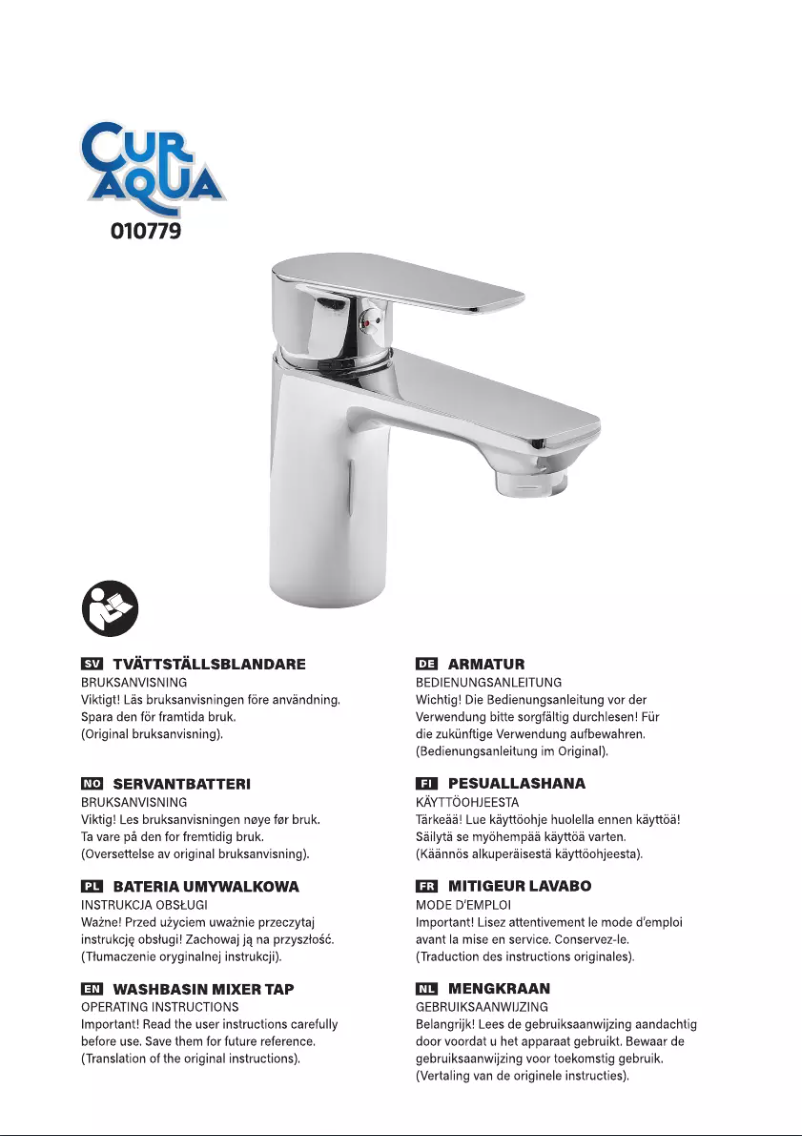 Imagen de la primera página del manual del dispositivo 010779