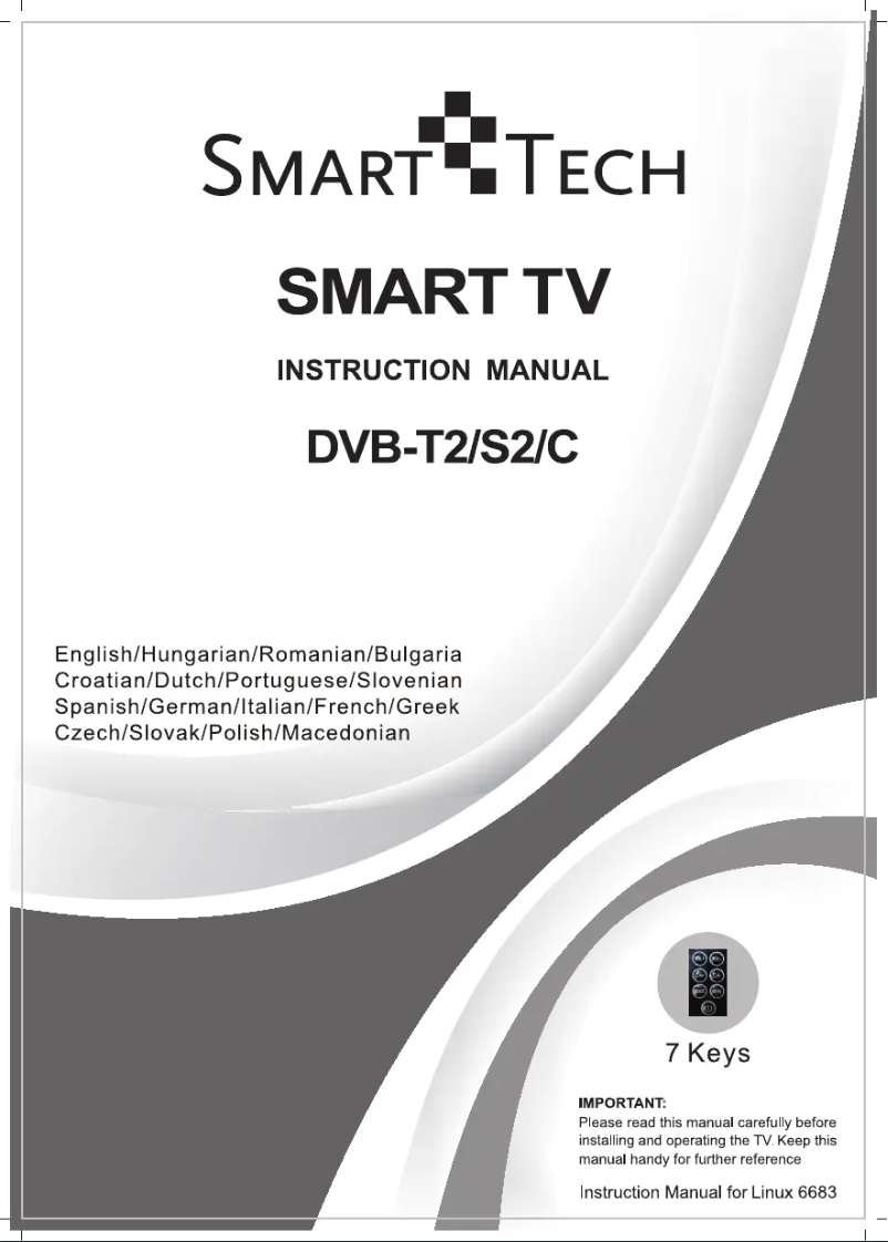 Page n°1 - Manuel utilisateur Smart Tech SMT40P28FV1U1B1