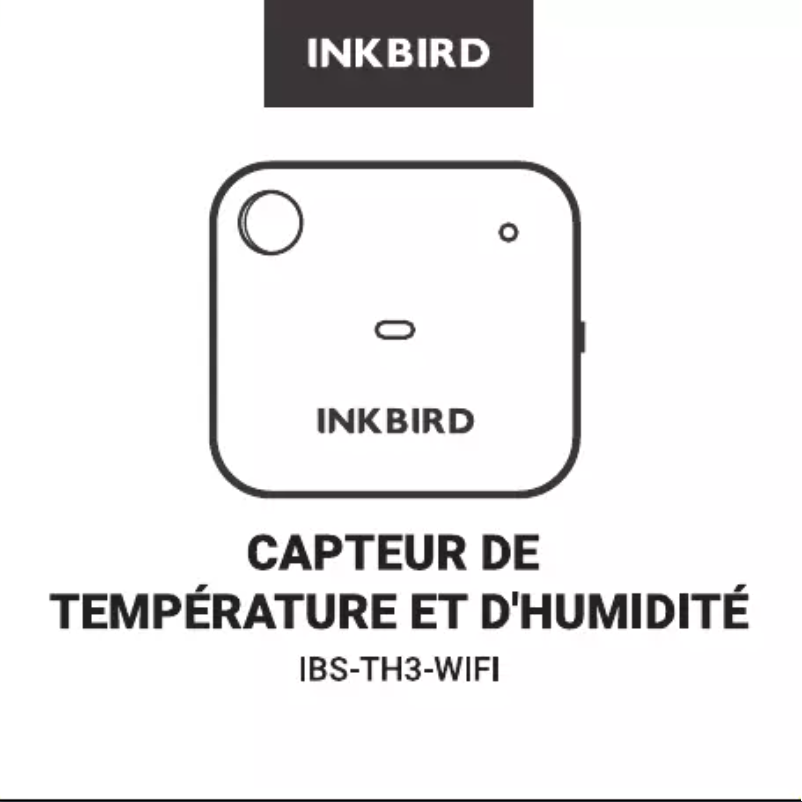 Page 1 de la notice Manuel utilisateur Inkbird IBS-TH3-WIFI
