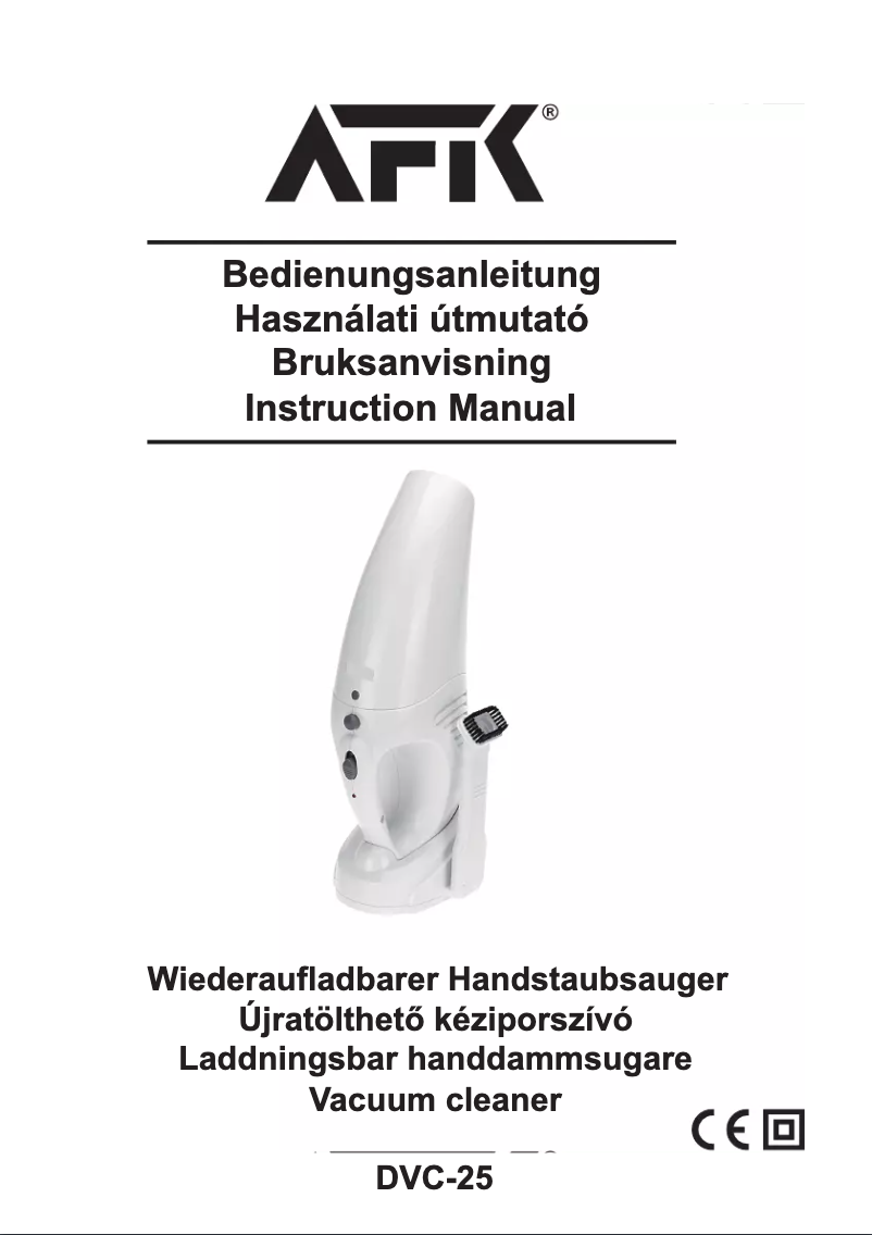 Image de la première page du manuel de l'appareil DVC-25