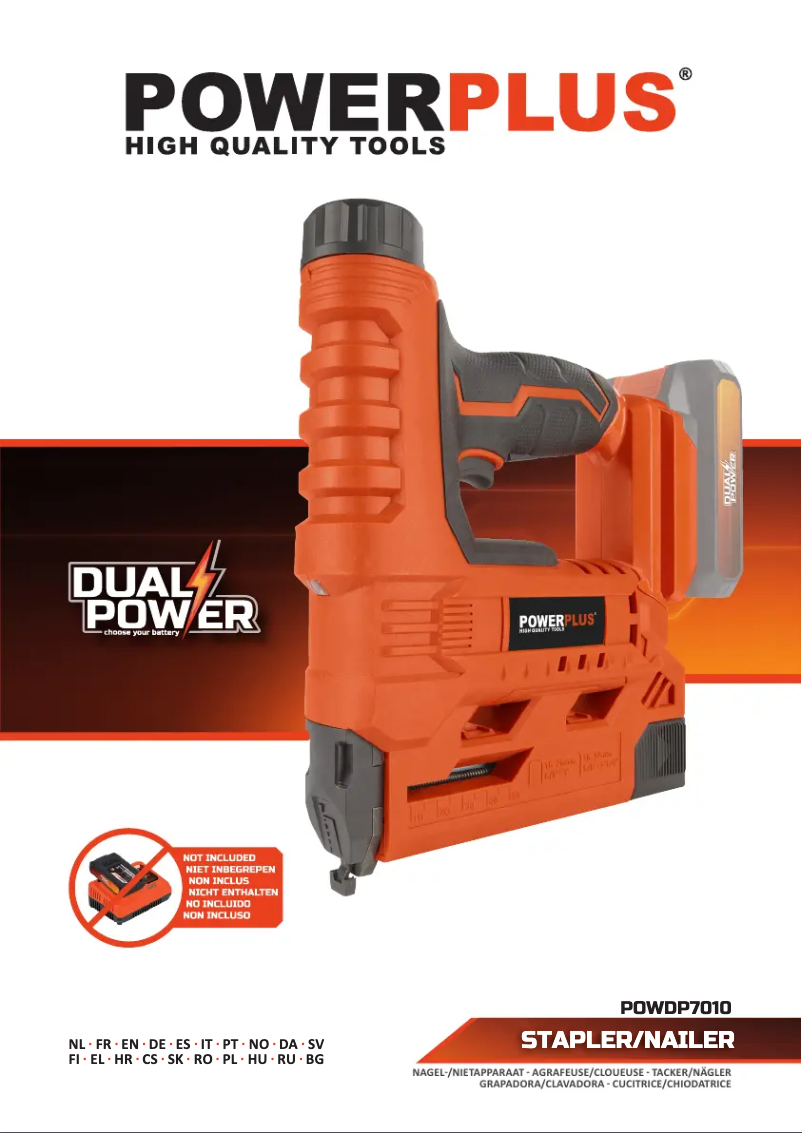 Page n°1 - Manuel utilisateur PowerPlus POWDP7010