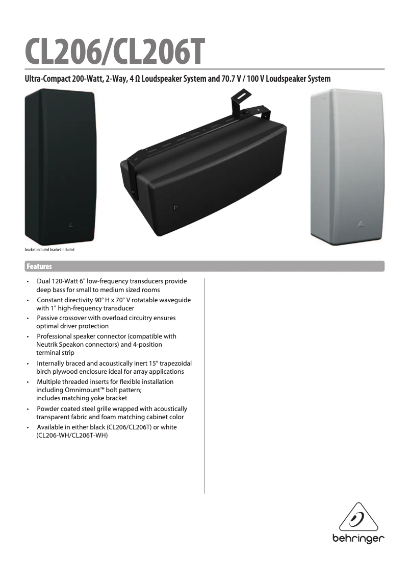 Image de la première page du manuel de l'appareil Eurocom CL206T