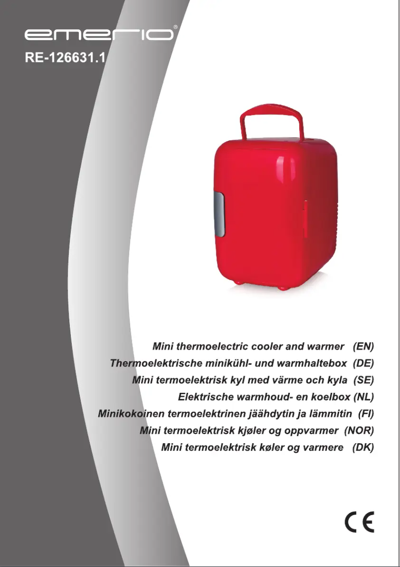 Imagen de la primera página del manual del dispositivo RE-126631