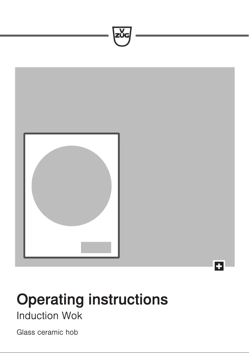 Page 1 de la notice Manuel utilisateur V-Zug GK16TIWSF