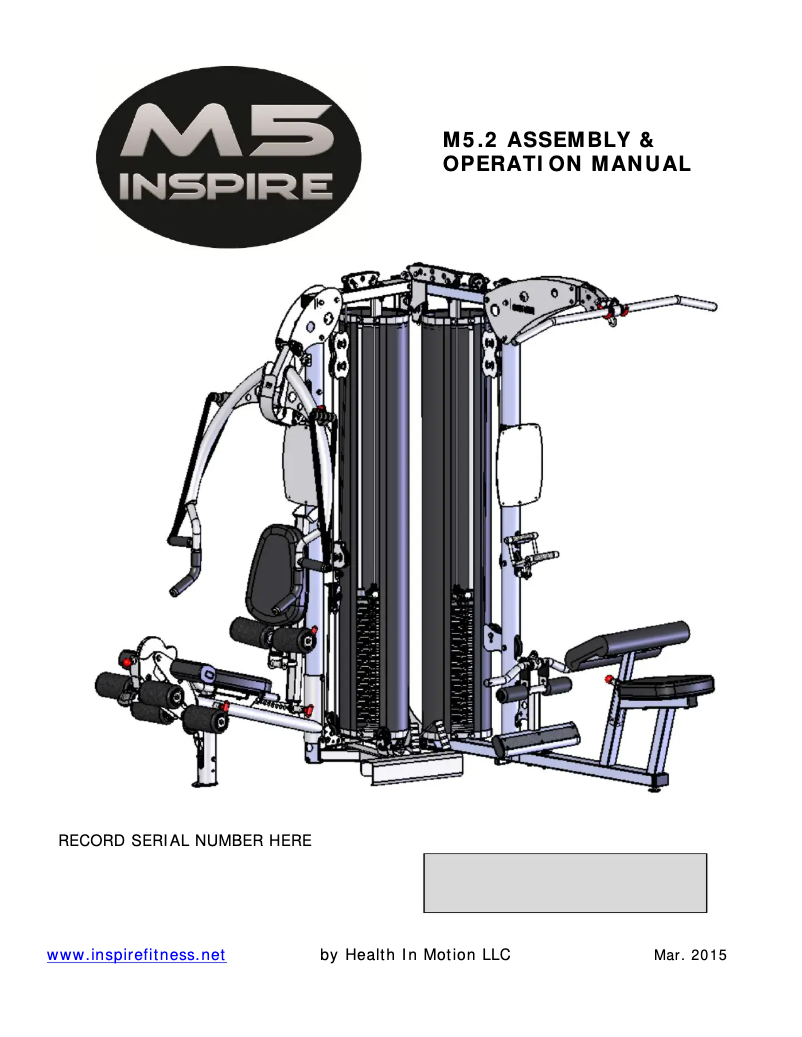 Página 1 del manual Manual de usuario Inspire M5