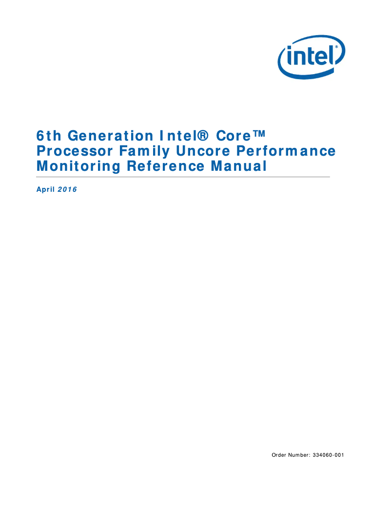 Image de la première page du manuel de l'appareil Core i5-6400