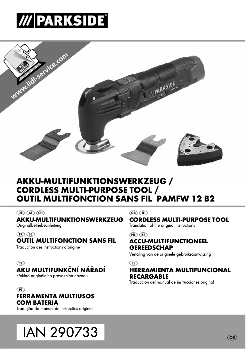 Image de la première page du manuel de l'appareil PAMFW 12 B2