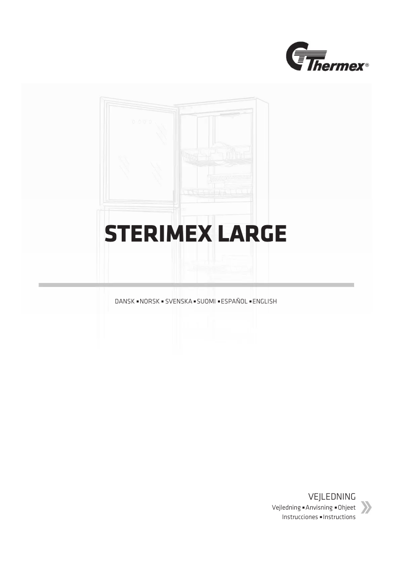 Page 1 de la notice Manuel utilisateur Thermex SteriMex