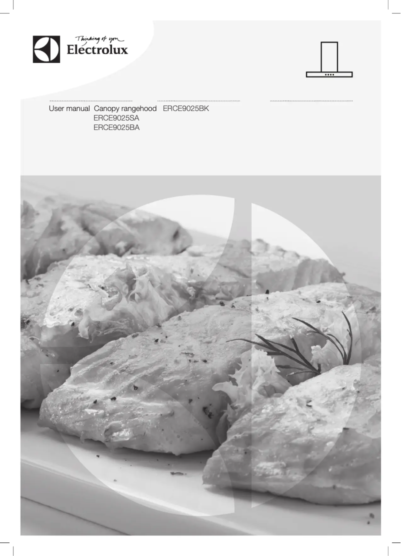 Page 1 de la notice Manuel utilisateur Electrolux ERCE9025BK