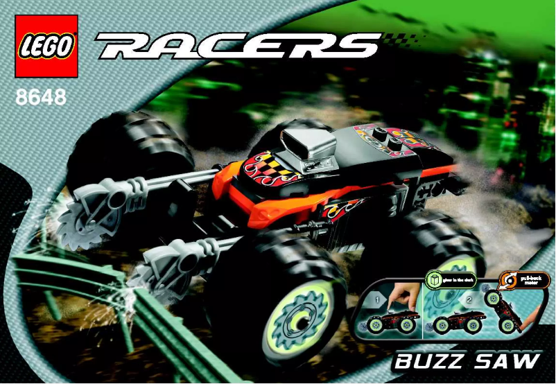 Page 1 de la notice Manuel utilisateur Lego Racers 8648