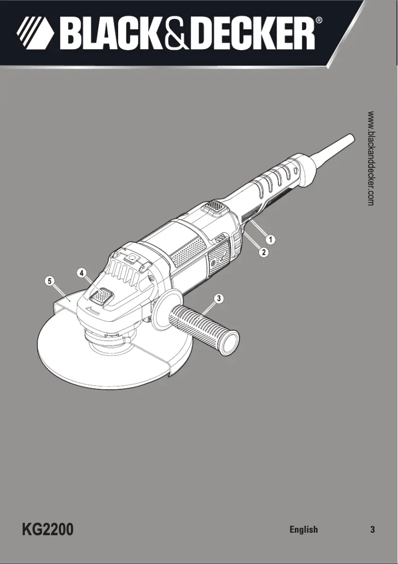 Page n°1 - Manuel utilisateur Black & Decker KG2200