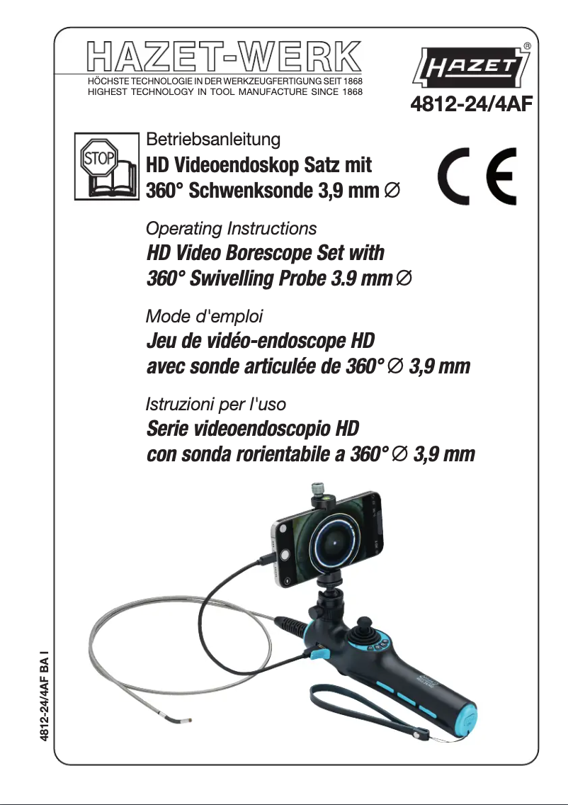 Image de la première page du manuel de l'appareil 4812-24/4AF