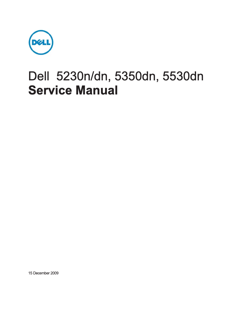 Page n°1 - Manuel utilisateur Dell 5350dn