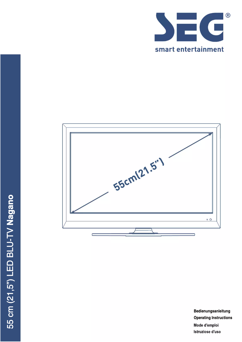 Page 1 de la notice Manuel utilisateur SEG Nagano