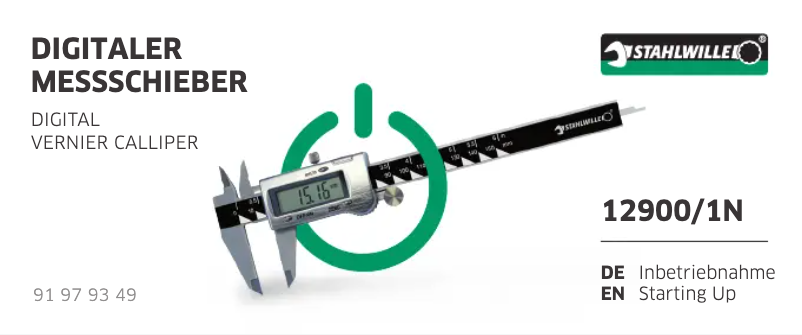 Image de la première page du manuel de l'appareil 12900/1N