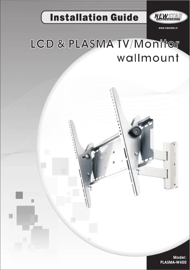 Page n°1 - Manuel utilisateur Newstar PLASMA-W400