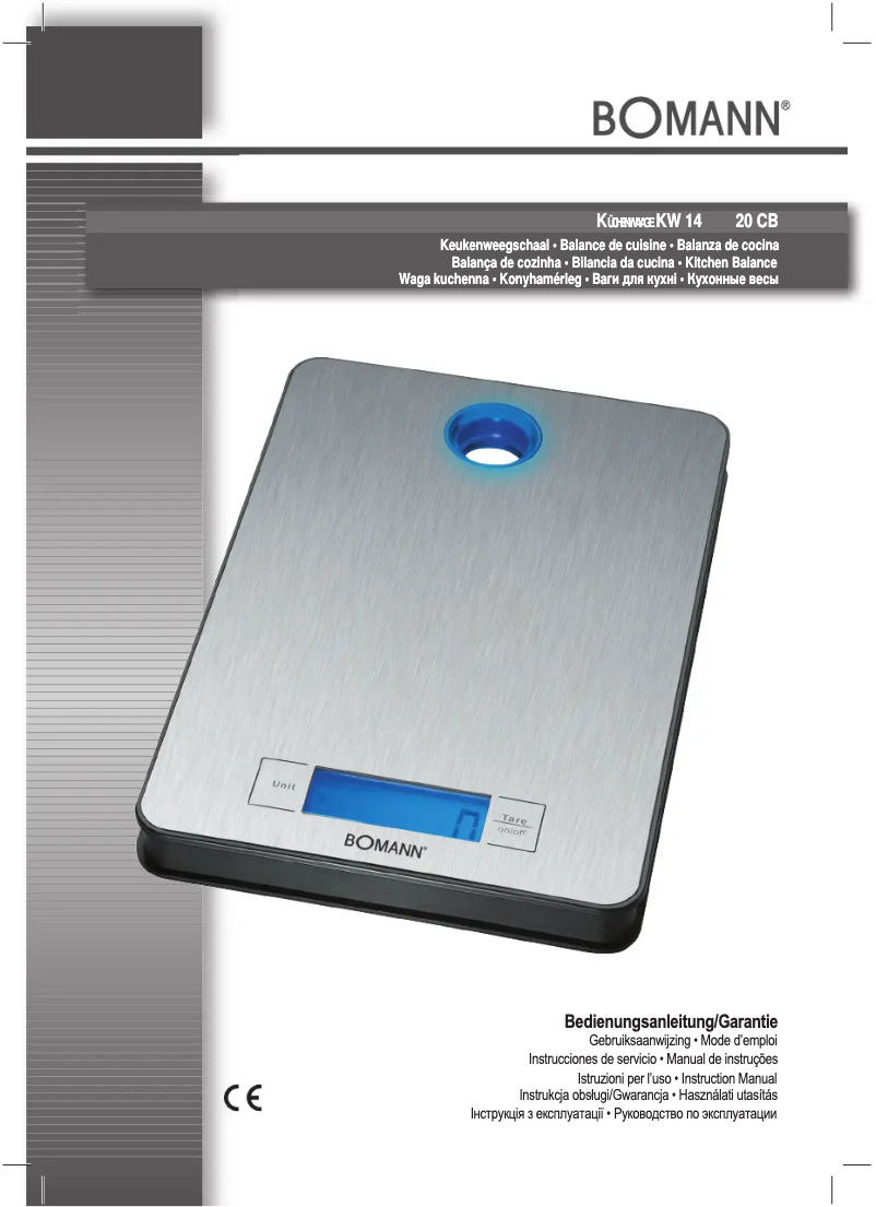 Page 1 de la notice Manuel utilisateur Bomann KW 1420 CB