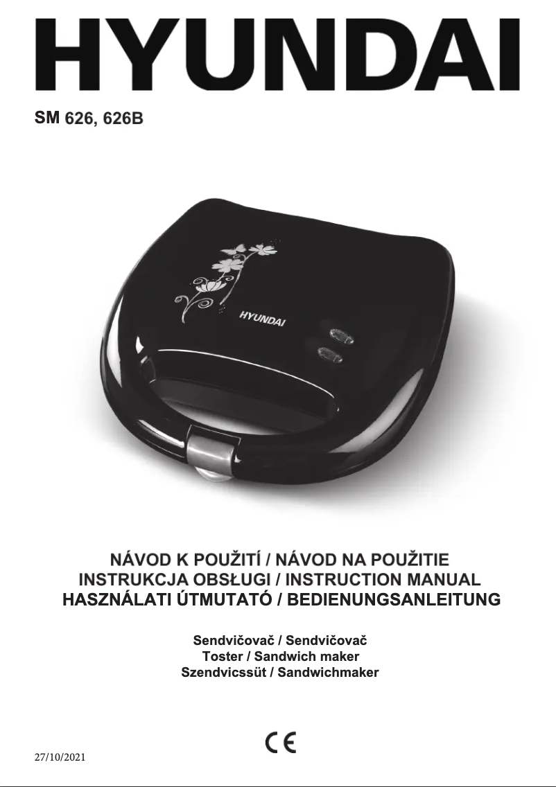 Imagen de la primera página del manual del dispositivo SM 626